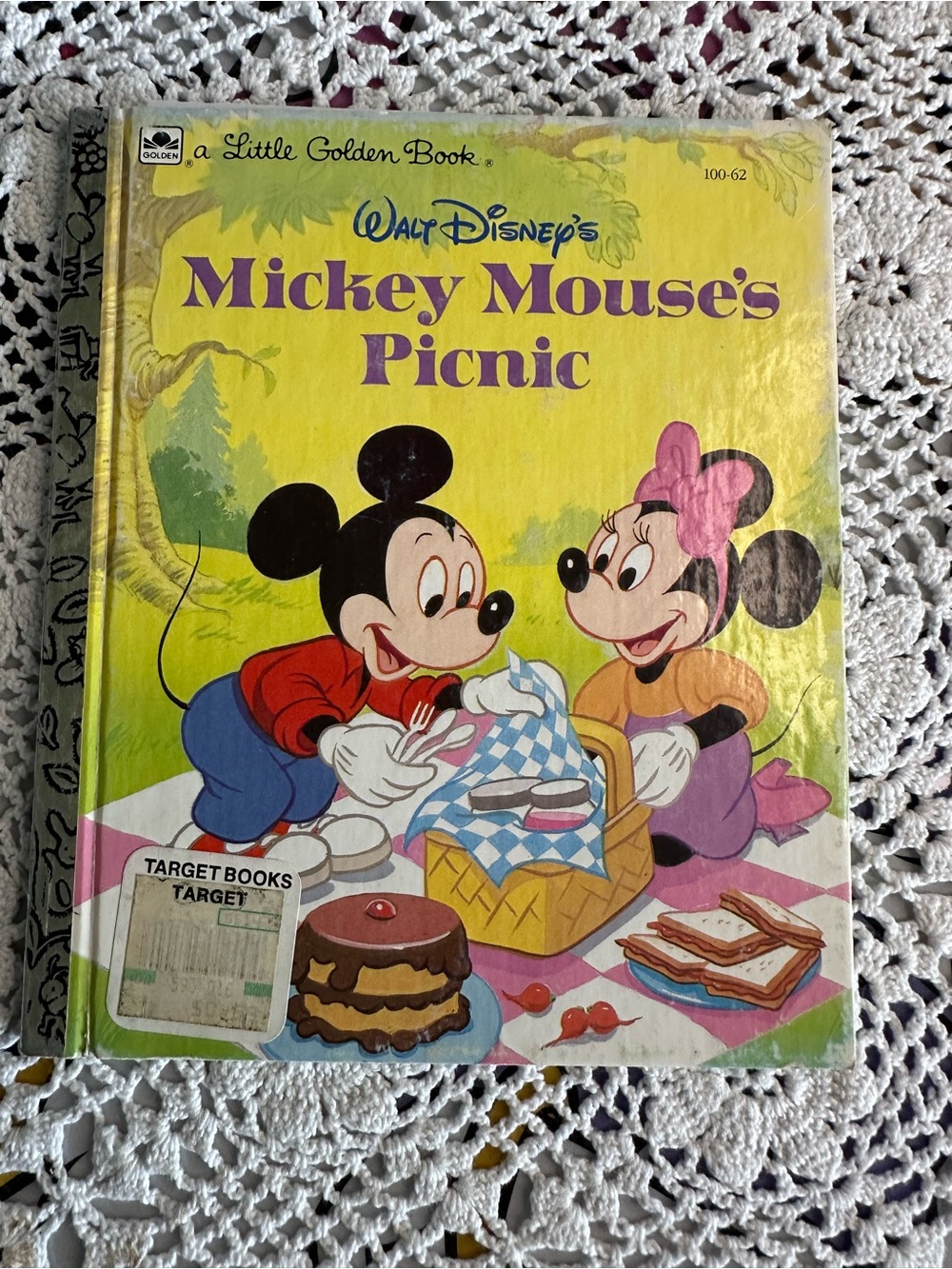 Vintage 1970’s Walt Disney's Mickey Mouse's Picnic - Little Golden Book